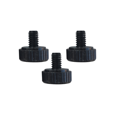Big Roller Head Flower Thumb Screw Baja Karbon Butir Lurus