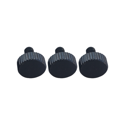 Big Roller Head Flower Thumb Screw Baja Karbon Butir Lurus