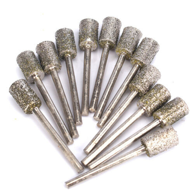 4mm-25mm Berlian Besar Rotary Burr Untuk Patung Ukiran Ukiran Kaca Batu