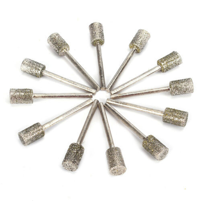 4mm-25mm Berlian Besar Rotary Burr Untuk Patung Ukiran Ukiran Kaca Batu