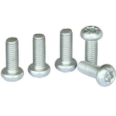 6-32x1/2" Tamper Proof Security Machine Screw Button 6 Lobe Torx Center Pin Head