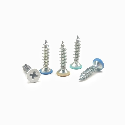 Lukisan Furnitur Sekrup Self Tapping Cat Warna Countersunk ISO