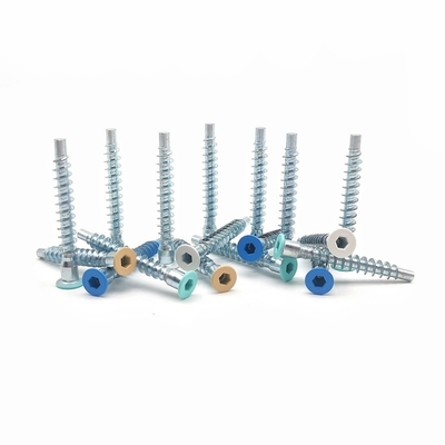 Countersunk Thread Straight Repair Cabinet Screw Hexagonal Self Tapping Roller