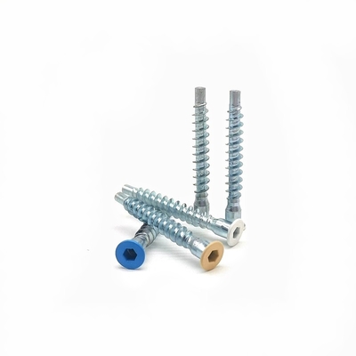 Coaster lurus Countersunk Self Tapping Screw Countersunk Hexagonal Socket Roller