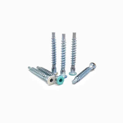 Furnitur Kustom Self Tapping Screw Countersunk Hex Socket Roller Coaster