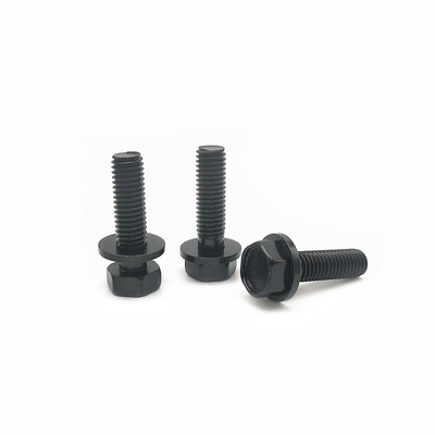 10.9 Grade Hexagonal Gabungan Sekrup baut Dengan Pad Flat Dan Dacromet-dilapisi eksternal