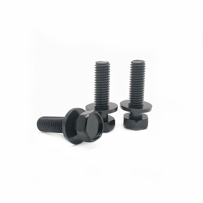 High-Strength Carbon Hexagon Bolt Dengan Flat Pad Dan Steel Hexagon Combination Screw