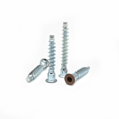 Countersunk Hexagon Cross-Thread Screws Furniture Self-Tapping Straight-Trimming Teeth Kayu