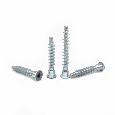 Crown Mark Self-Tapping Cross-Thread Screw Countersunk Hexagon Lurus
