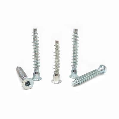 Crown Mark Self-Tapping Cross-Thread Screw Countersunk Hexagon Lurus