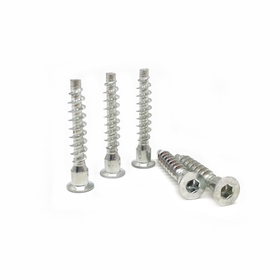 Hexagon Countersunk Head Self-Tapping Screws Untuk Straight-Trimming Kitchen Cabinet Bolts