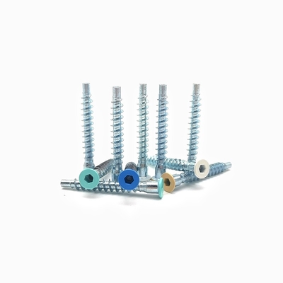 Countersunk Kabinet Kayu Sekrup Self-Tapping 2.9mm M6 * 50 M7 * 28 Kepala datar Sekrup Self-Tapping Hexagonal