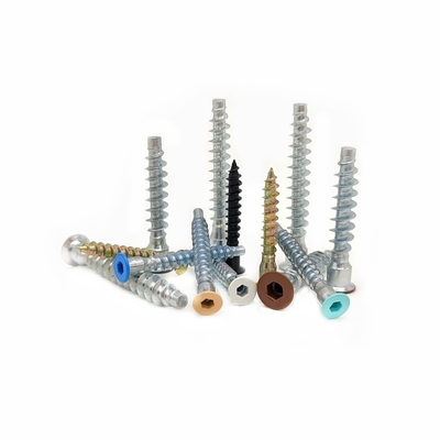 Countersunk Kabinet Kayu Sekrup Self-Tapping 2.9mm M6 * 50 M7 * 28 Kepala datar Sekrup Self-Tapping Hexagonal