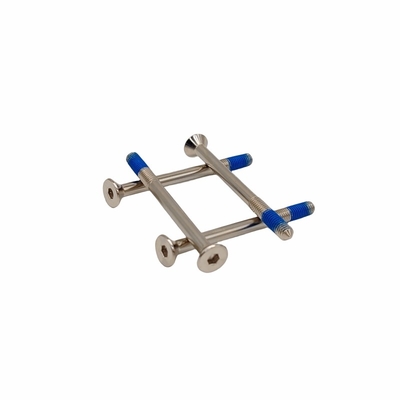 Disesuaikan dari sekrup perekat heksagonal 316L stainless steel dengan baut perekat biru