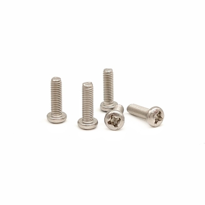 Custom stainless steel Cross Pan Head Screws Precision Mechanical Screws