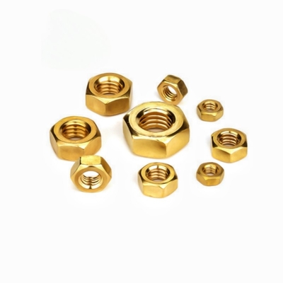 304 Baja tahan karat Eksternal Hexagon Nut Metal Lock Nut M14 M16 Kekerasan Tinggi