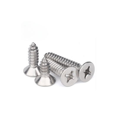 304 stainless steel Recessed Self-Tapping Screw Countersunk Cross M5 M6 M8