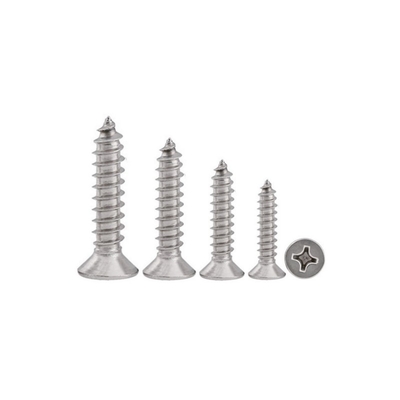 304 stainless steel Recessed Self-Tapping Screw Countersunk Cross M5 M6 M8