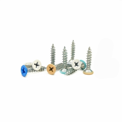 DIN Stainless Steel Self Tapping Screws Countersunk Hexagonal Cross Mountain Wire Untuk Pencahayaan