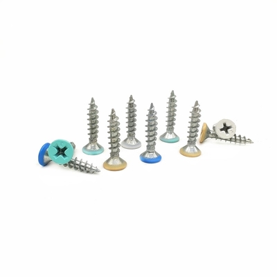 DIN Stainless Steel Self Tapping Screws Countersunk Hexagonal Cross Mountain Wire Untuk Pencahayaan