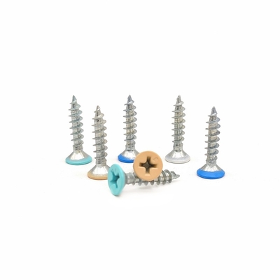 Countersunk Head Cross Self Tapping Screws Flat Head Self Tapping Nai Warna yang disesuaikan
