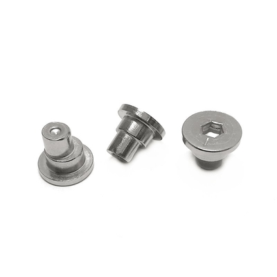 Non-standar Hexagonal eksentrik kuku 304 stainless steel padat flat kepala bulat langkah rivet fastener konektor