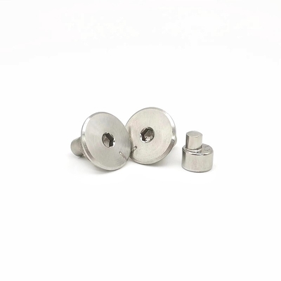 Non-standar Hexagonal eksentrik kuku 304 stainless steel padat flat kepala bulat langkah rivet fastener konektor