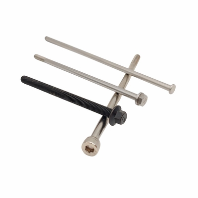 Long Screw Hexagon Flange Bolt Untuk Mesin Pemotong Rumput Motor Pabrik Grosir kustomisasi