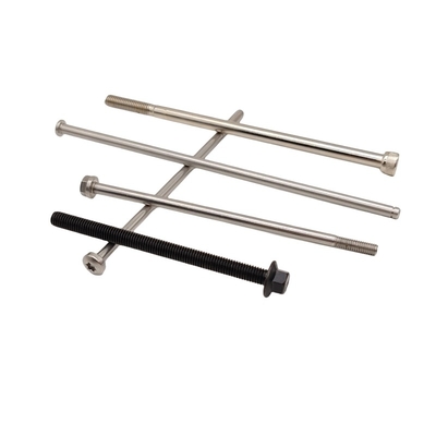 Custom-made Inner Plum Blossom Extended Bolt Long Screw Untuk Motor Long Screw Dengan Hexagon Luar Di Permukaan Flange