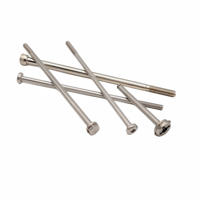 Custom-made Inner Plum Blossom Extended Bolt Long Screw Untuk Motor Long Screw Dengan Hexagon Luar Di Permukaan Flange