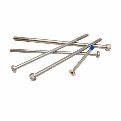 Custom-made Inner Plum Blossom Extended Bolt Long Screw Untuk Motor Long Screw Dengan Hexagon Luar Di Permukaan Flange