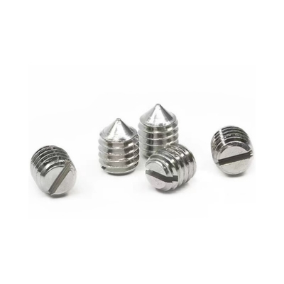 Satu Kata 304 Slotted Tip Mesin Meter Headless Sekrup Jacking Sekrup
