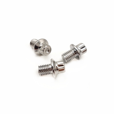 Flange non-standar Sekrup Hexagon Eksternal Aluminium Pedal Nails Ketahanan Korosi