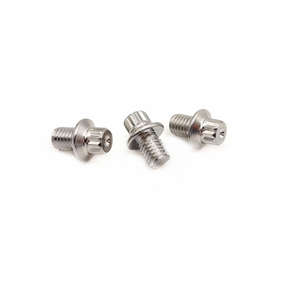 Flange non-standar Sekrup Hexagon Eksternal Aluminium Pedal Nails Ketahanan Korosi