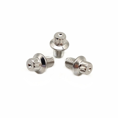Flange non-standar Sekrup Hexagon Eksternal Aluminium Pedal Nails Ketahanan Korosi