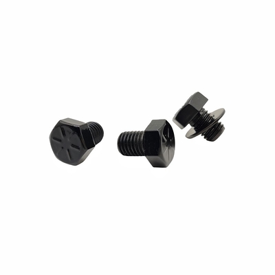 Kekuatan Tinggi Eksternal Hexagon Screw Oksidasi Blackening Carbon Steel Eksternal Hexagon Dekoratif Kuku