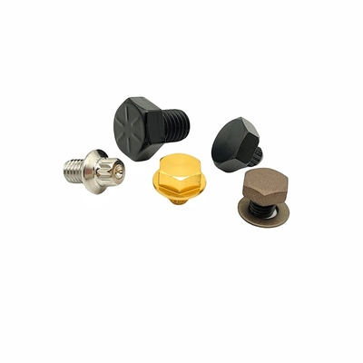 Kekuatan Tinggi Eksternal Hexagon Screw Oksidasi Blackening Carbon Steel Eksternal Hexagon Dekoratif Kuku