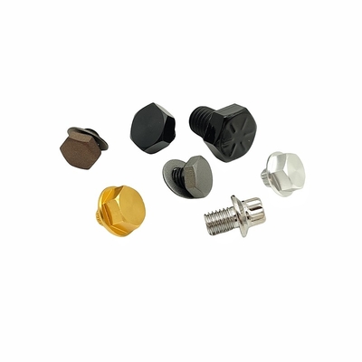 10.9 Kelas Cat Hitam Cerah Hexagon Bolt Baja Karbon Hexagon Sekrup