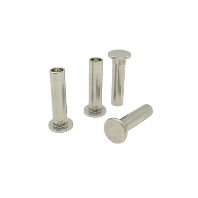 Saline Resistant Stainless Steel Flat Head Semi Hollow Rivets Stainless Steel Serrated Rivets Tekanan Rivet