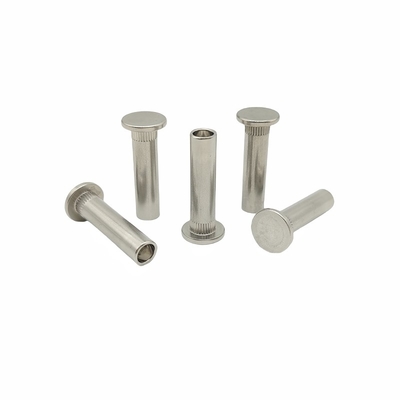 Saline Resistant Stainless Steel Flat Head Semi Hollow Rivets Stainless Steel Serrated Rivets Tekanan Rivet
