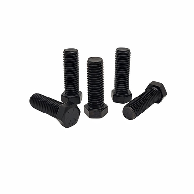 304 Baja tahan karat Sekrup Hexagon Eksternal Lapisan Dengan Perlindungan Lingkungan Warna Seng Full Thread Hexagon Head Bolt