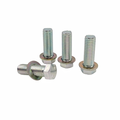 Grosir Perlindungan Lingkungan Hitam Seng Eksternal Hexagon Bolt Warna Zinc Full Thread Hexagon Head Screw