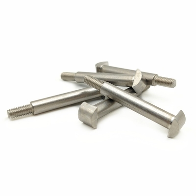 Produsen Disesuaikan Stainless Steel T-Shaped Step Screws T-Shaped Bolt dengan permukaan melengkung