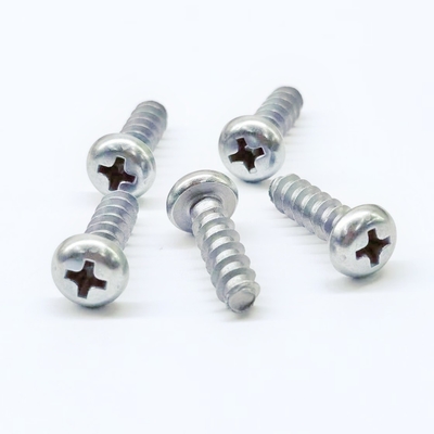 Zinc Nickel Alloy Phillips Pan Head Self Tapping Screws Untuk Plastik M5*16