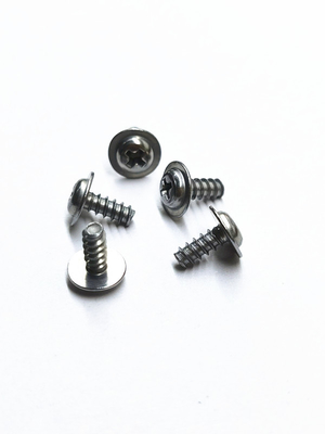 Phillips Washer Pan Head Screw Zinc Nickel Alloy Self Tapping Screws Untuk Plastik Baja tahan karat Warna asli