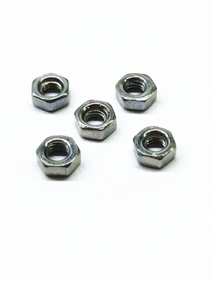 Hex Nut Zinc Nickel Alloy Fasteners stainless steel Warna asli