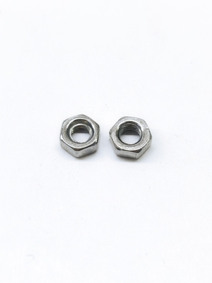 Hex Nut Zinc Nickel Alloy Fasteners stainless steel Warna asli