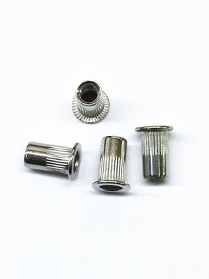 Pola gigi Blind Hole Nut Seng Nickel Alloy Dalam Dekorasi Mobil Aerospace