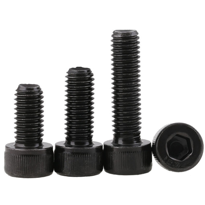 Hexagon Socket Head Screw Bolt 12.9 Grade Alloy Steel Black Dacromet Permukaan Hexagon Socket Drive Full Thread Untuk Off Road Wheel Hub Anti Separation Ring