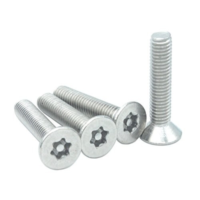 Flat Head Torx Screws 304 Baja tahan karat Flat Head Torx Screws Tali Kanan Metrik